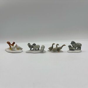Dept 56 1989 Vintage Heritage Village Collection Farm Animals Set Of 4 5945-5